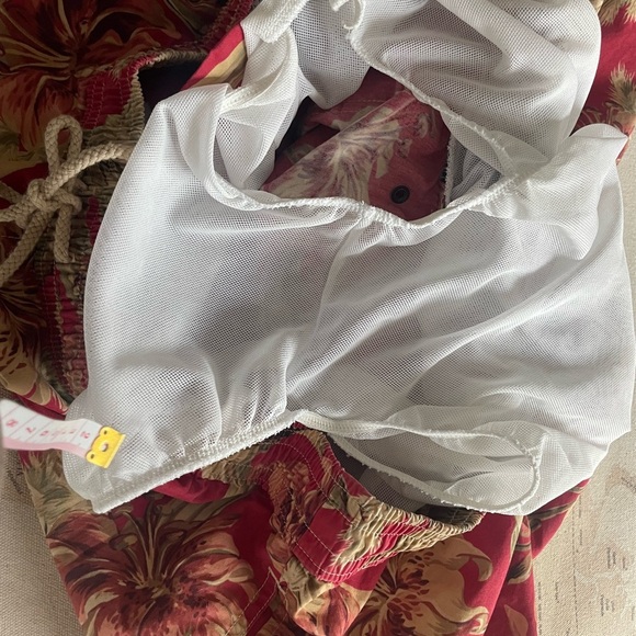 Polo Ralph Lauren Shorts Swim Trunks Hawaiian Print Floral Size XL - Picture 12 of 12